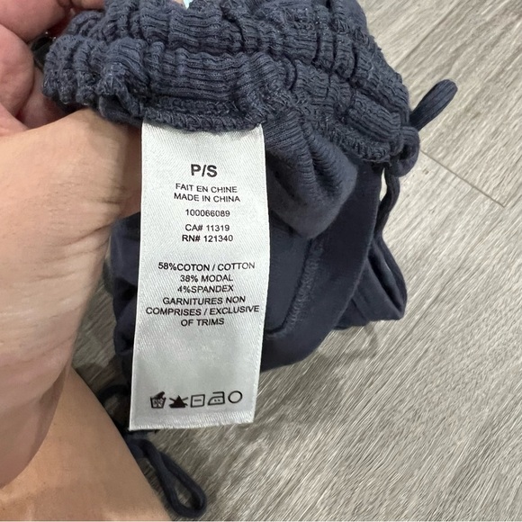 Dynamite Navy Sleeveless Ruched Top - Picture 3 of 3